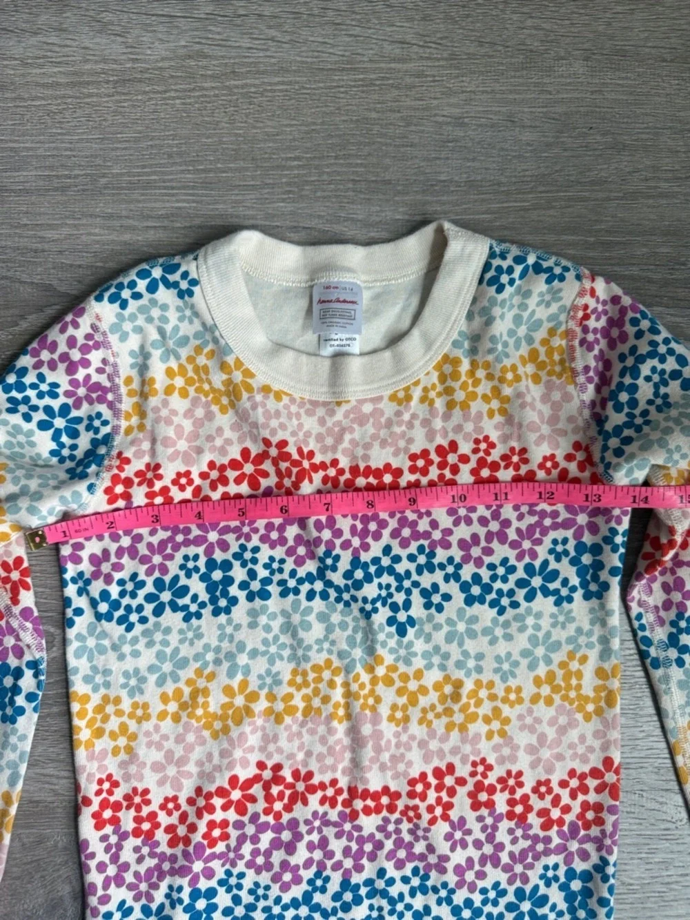 Hanna Andersson rainbow Pajamas set 14